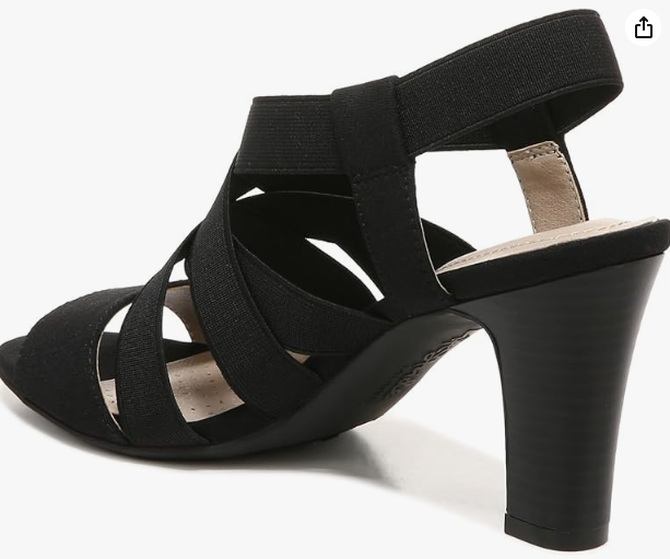 Women's Charlotte Black High Heel Sandal
